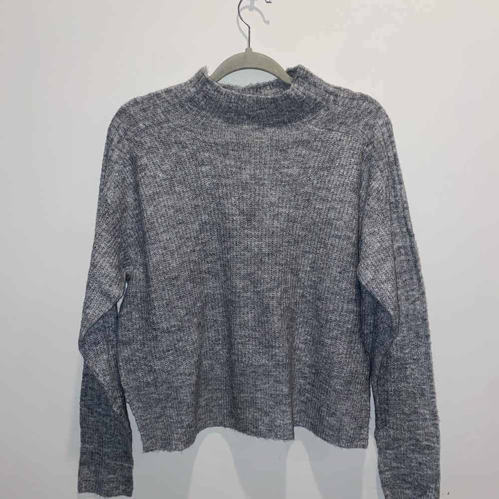 All in Favor mock Knit Top